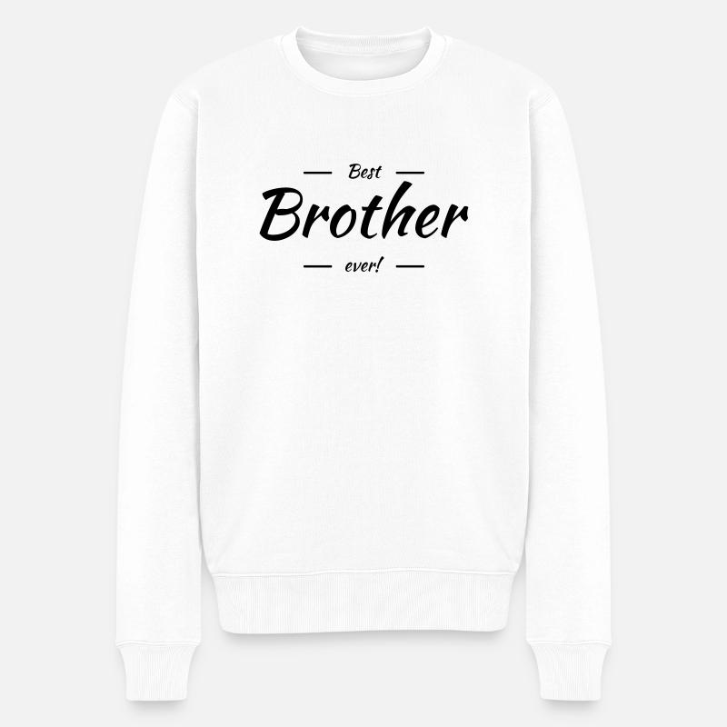 Best brother ever - Pull Premium bio Homme - blanc