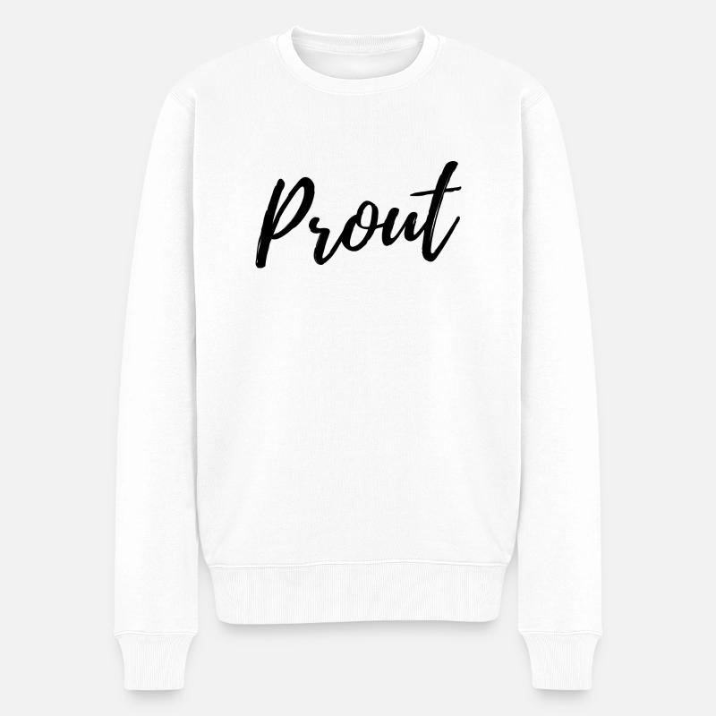 prout - Pull Premium bio Homme - blanc