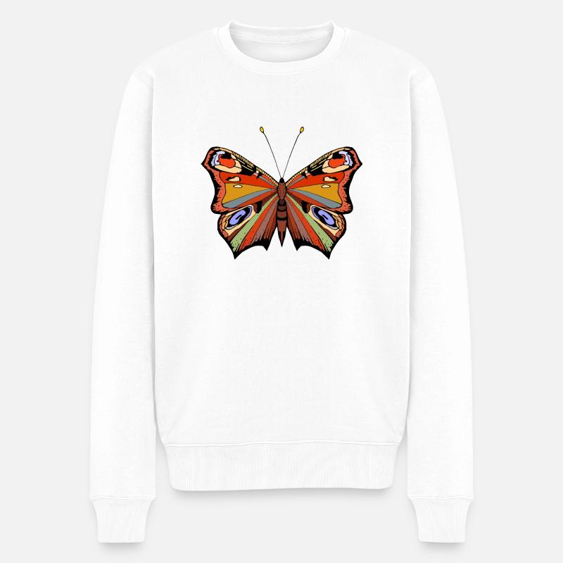 Papillon - Pull Premium bio Homme - blanc