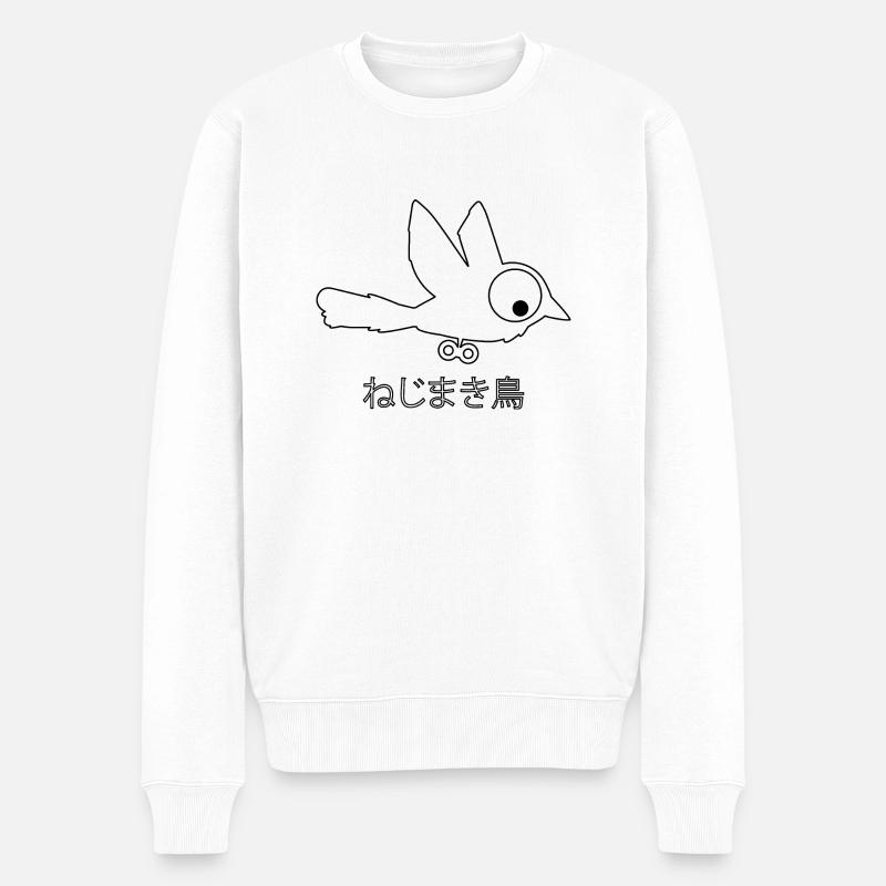 Oiseau à remonter - Pull Premium bio Homme - blanc
