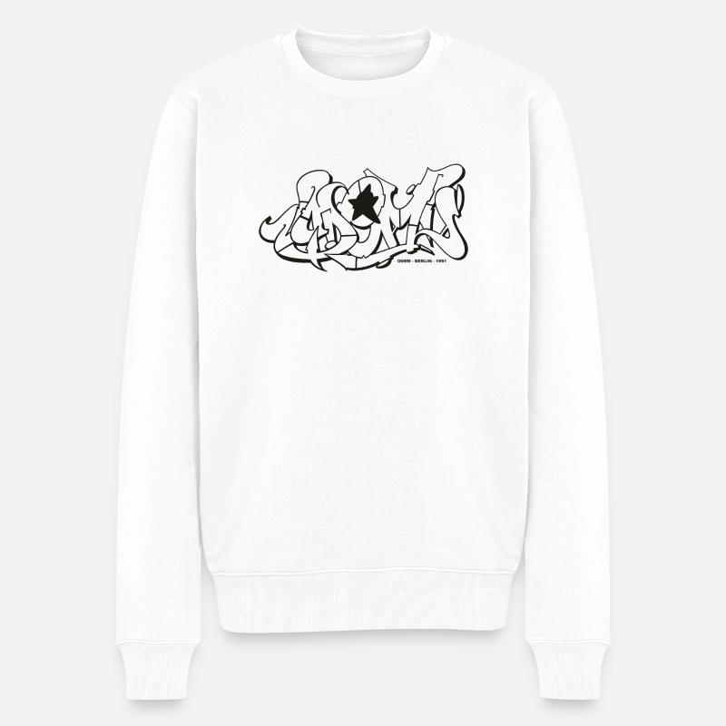 Odem Berlin - Männer Premium Bio Pullover - Weiß