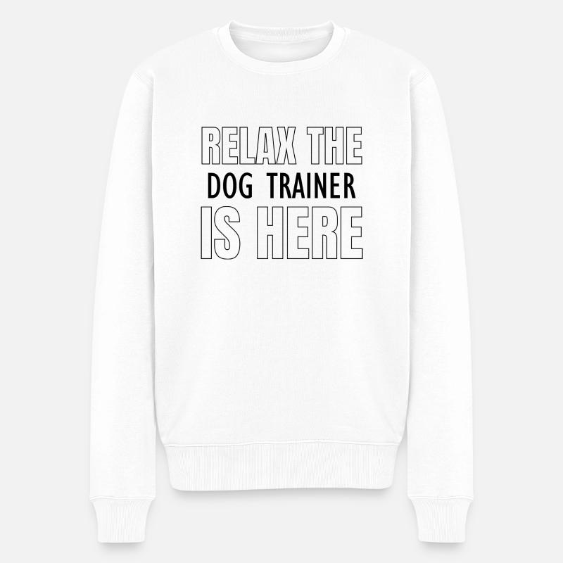 Hund Chien - Pull Premium bio Homme - blanc