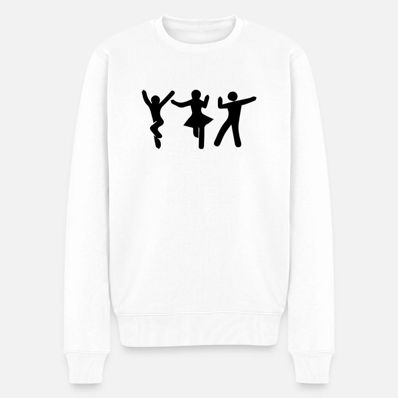 Danse Musique de danse - Pull Premium bio Homme - blanc