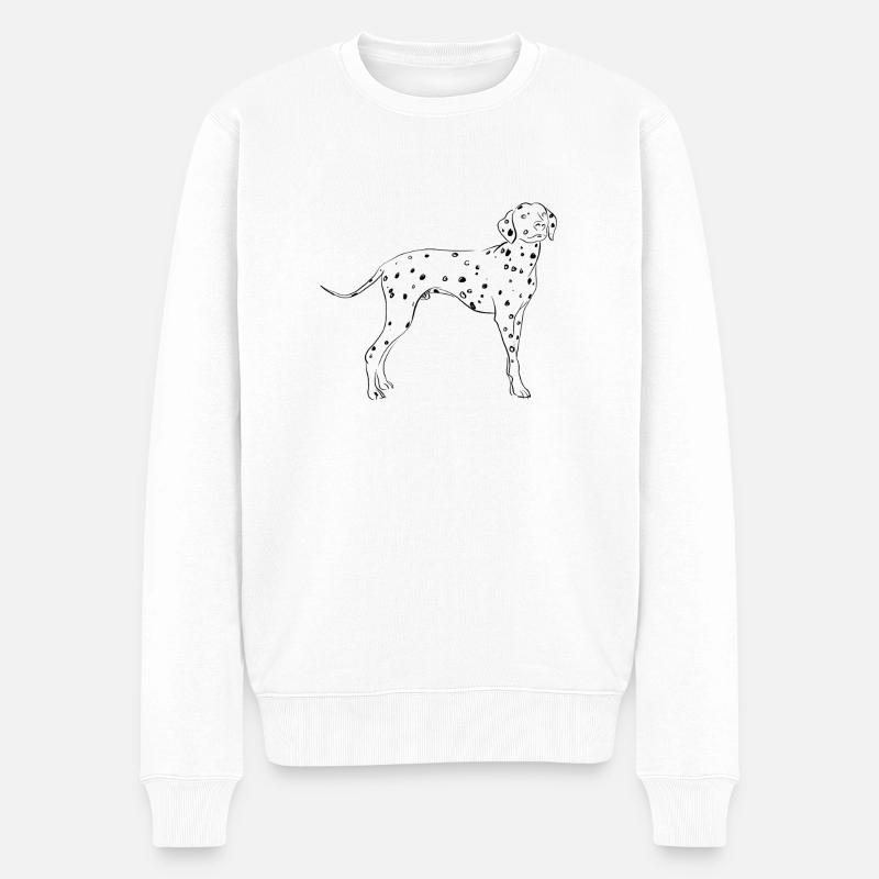 Dalmate - Pull Premium bio Homme - blanc