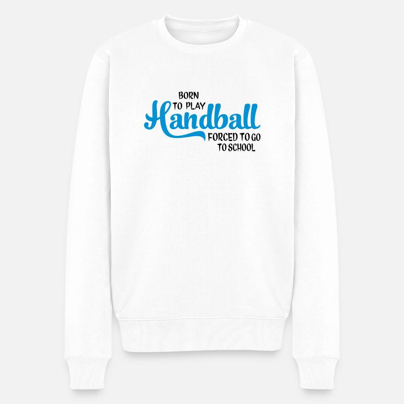 handball - Pull Premium bio Homme - blanc