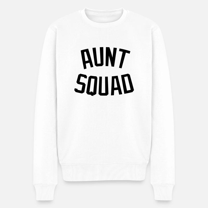 Tante Squad - Pull Premium bio Homme - blanc
