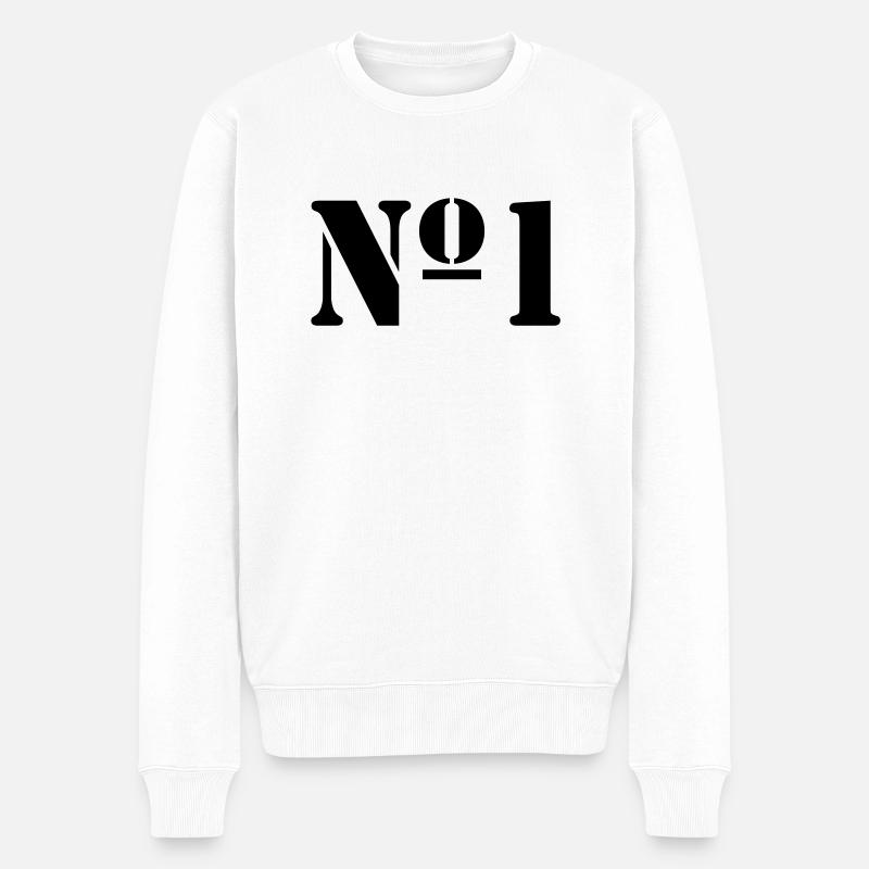 no1 - Pull Premium bio Homme - blanc