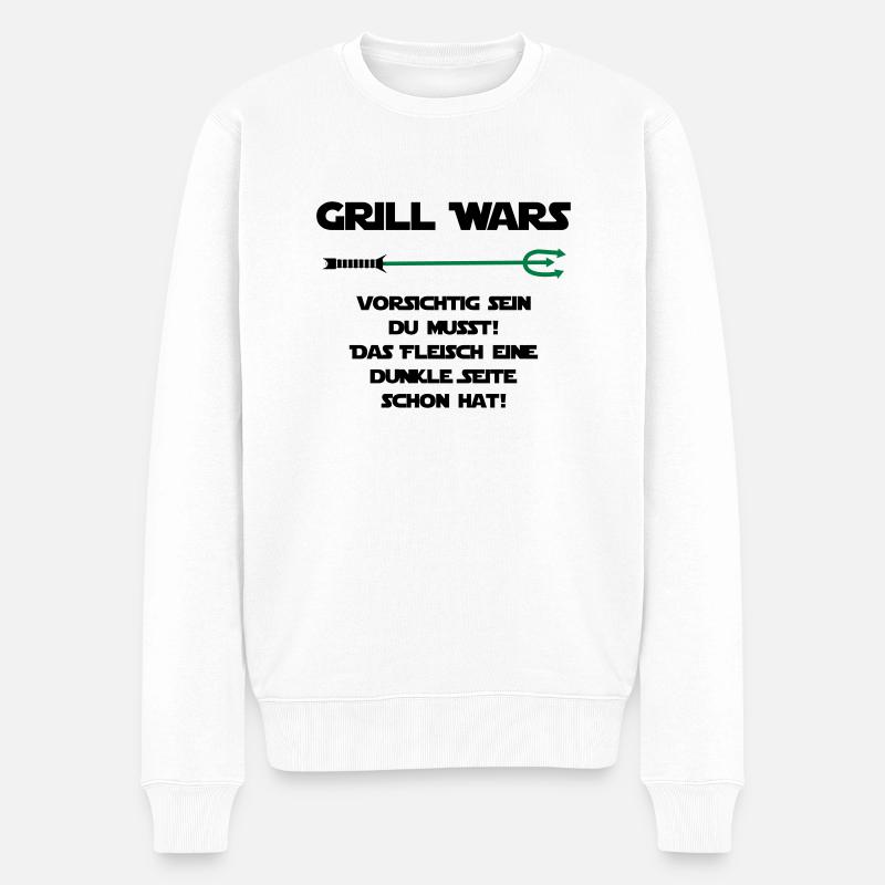 Grill Wars - Star Wars - Pull Premium bio Homme - blanc