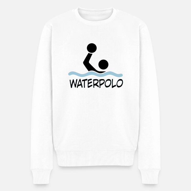 waterpolo - Pull Premium bio Homme - blanc