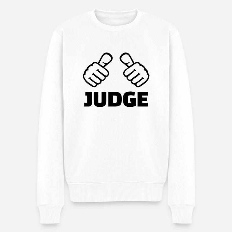 Richter - Männer Premium Bio Pullover - Weiß