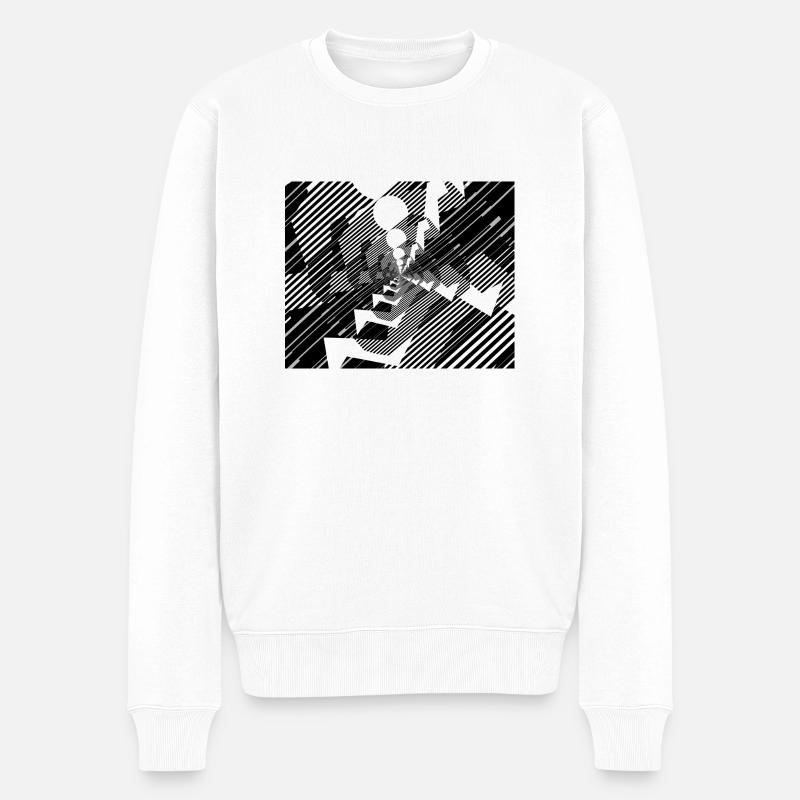 Cours Cours cours - Pull Premium bio Homme - blanc