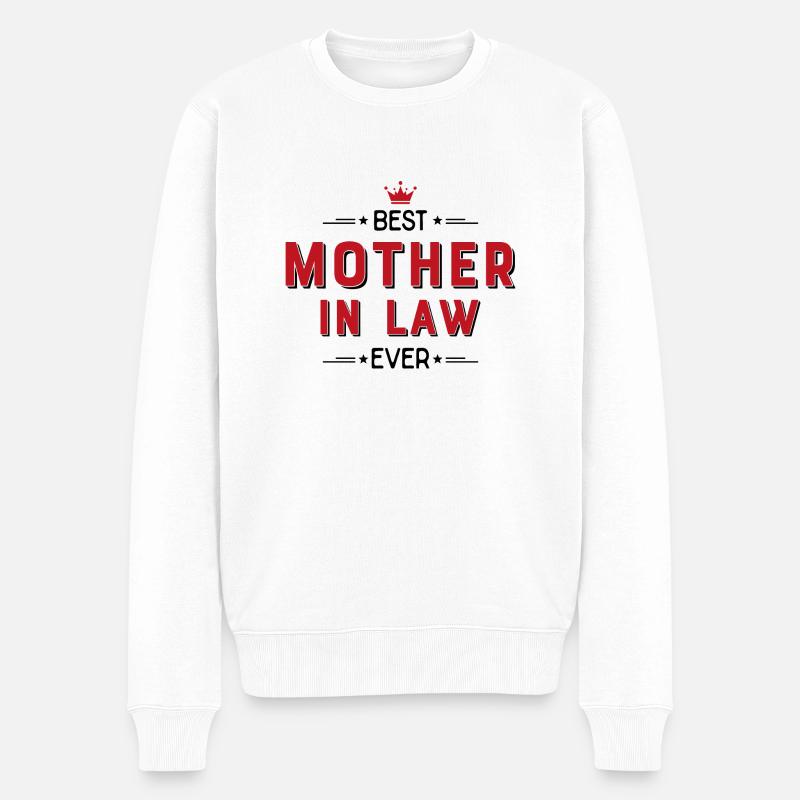 belle-mère - Pull Premium bio Homme - blanc