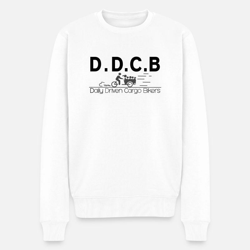 DDCB - Männer Premium Bio Pullover - Weiß