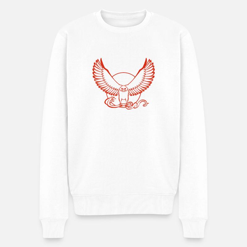 Eagleand Snake - Pull Premium bio Homme - blanc