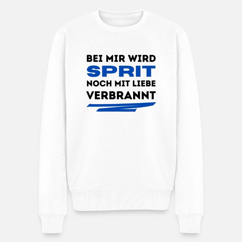 Faites le plein d’amour - Pull Premium bio Homme - blanc