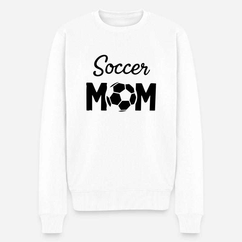 Maman footballeuse - Pull Premium bio Homme - blanc