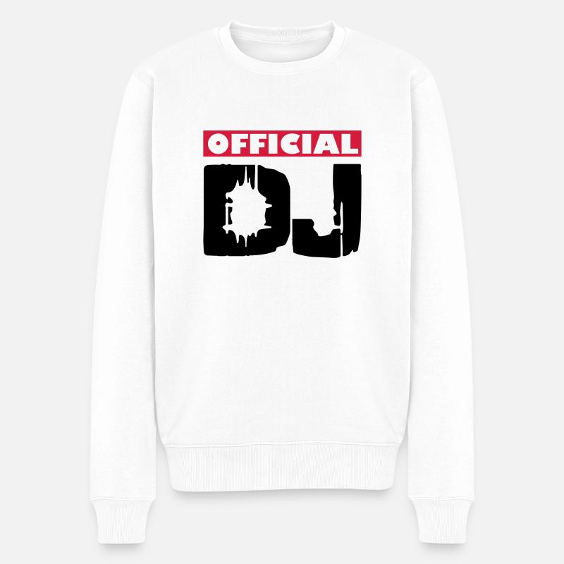 DJ - Pull Premium bio Homme - blanc