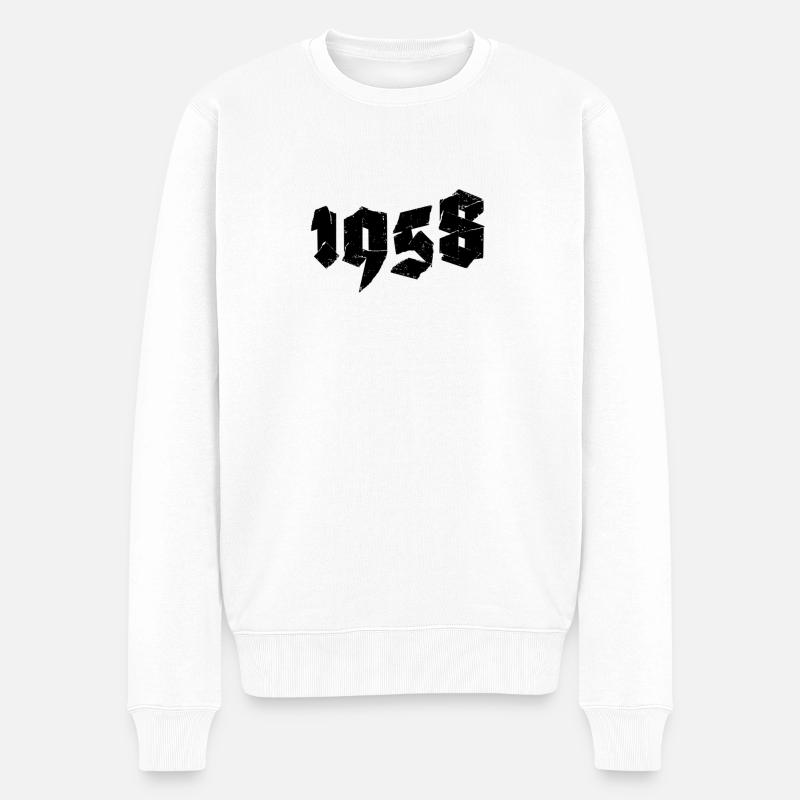 1958 - Pull Premium bio Homme - blanc