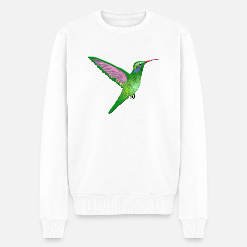 colibri - Pull Premium bio Homme - blanc