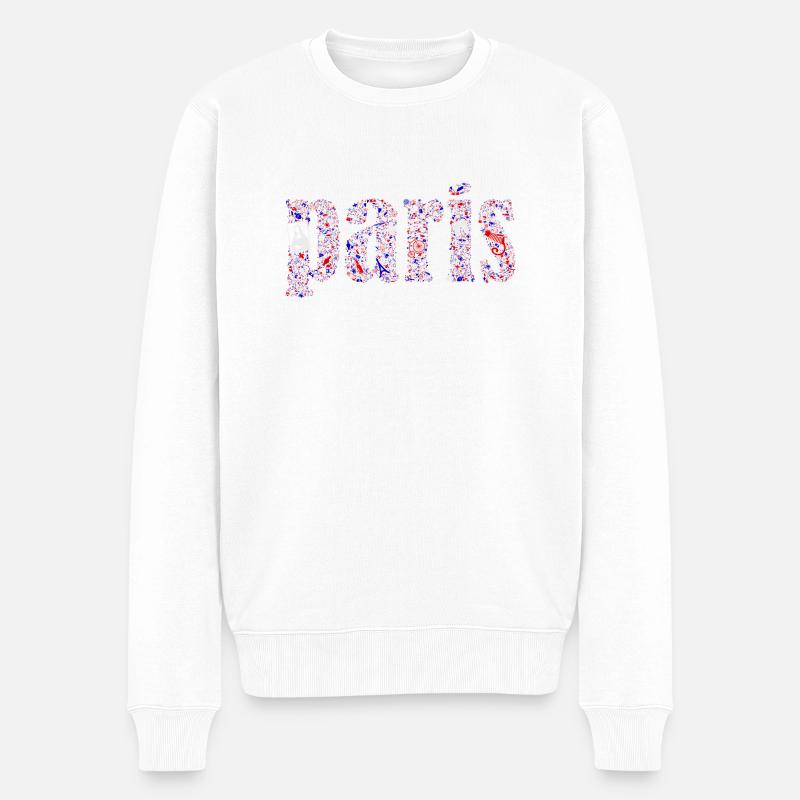 paris - Pull Premium bio Homme - blanc