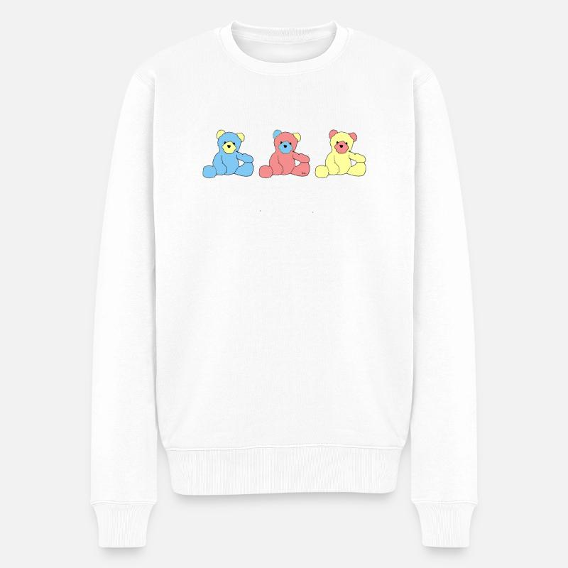 Nounours - Pull Premium bio Homme - blanc