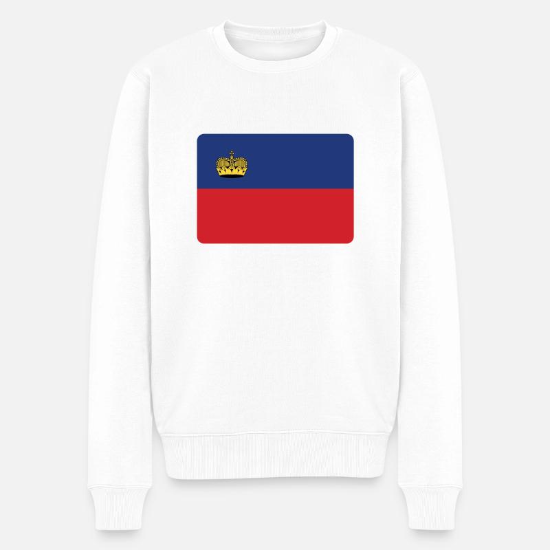 LICHTENSTEIN EST N ° 1 - Pull Premium bio Homme - blanc