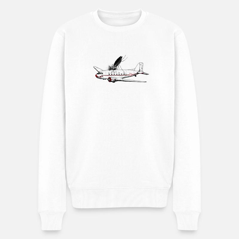 Mückenstich - Männer Premium Bio Pullover - Weiß