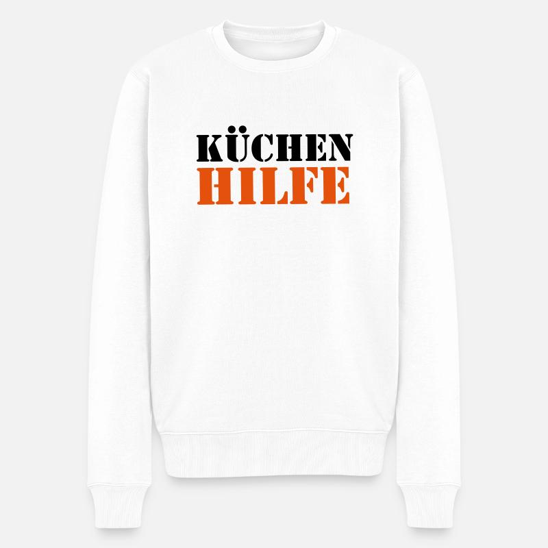 Cuisinier - Pull Premium bio Homme - blanc