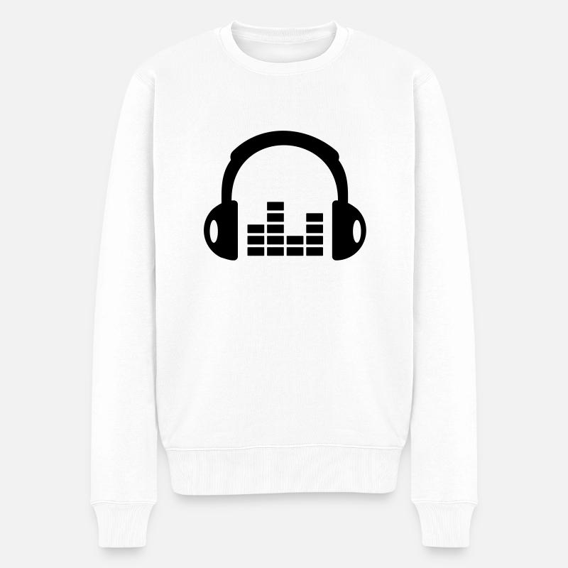 Casque - Pull Premium bio Homme - blanc