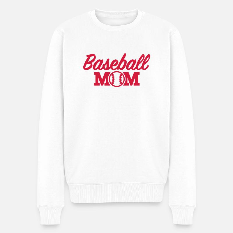 Baseball - Pull Premium bio Homme - blanc