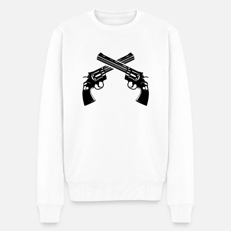 waffen - Pull Premium bio Homme - blanc