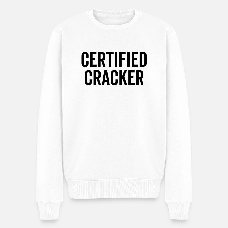 Cracker certifié - Pull Premium bio Homme - blanc