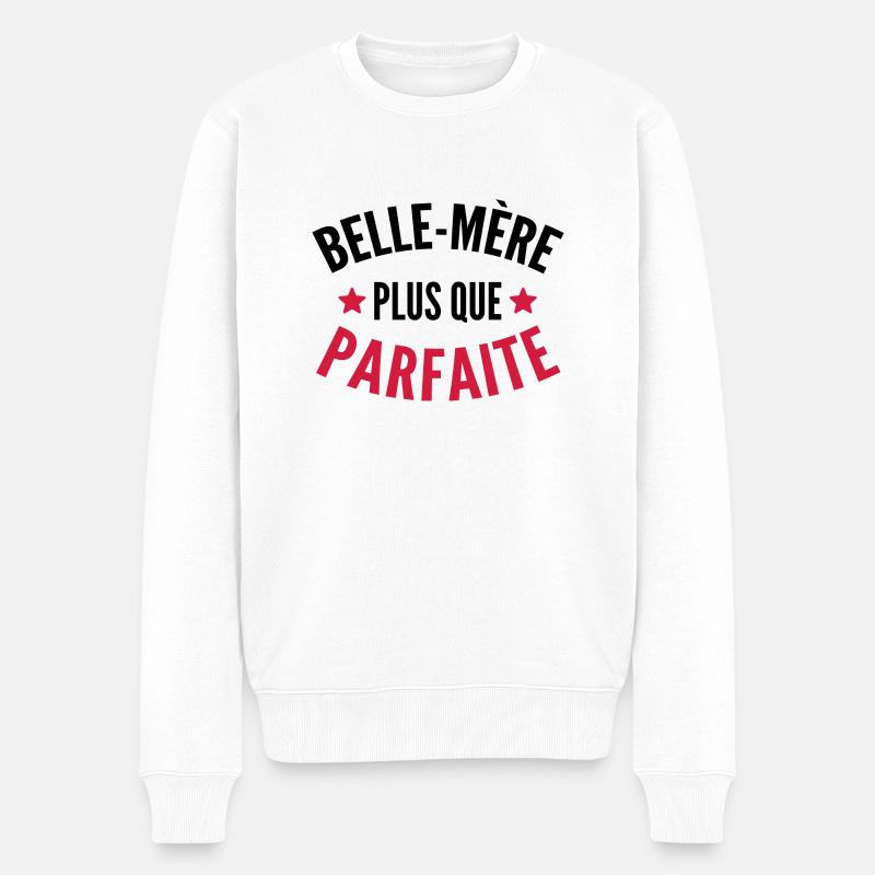 Belle-mère plus que parfaite - Pull Premium bio Homme - blanc