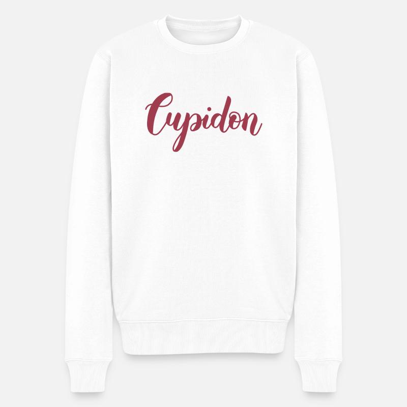 Cupidon - Pull Premium bio Homme - blanc