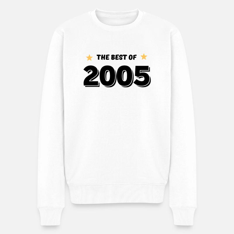 Das Beste aus 2005 - Männer Premium Bio Pullover - Weiß