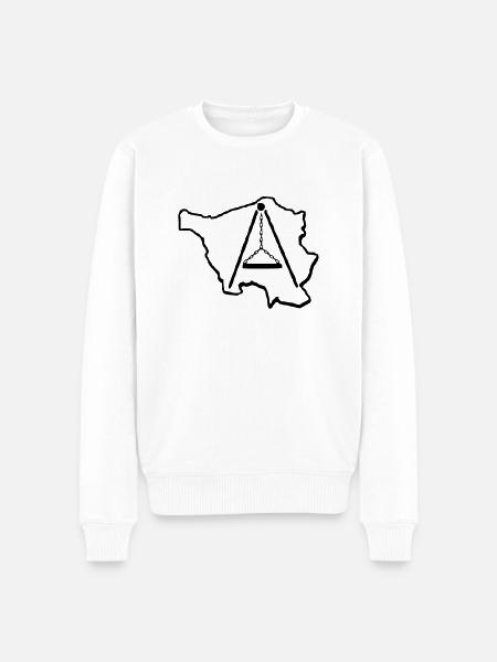 Saarland-Schwenker - Männer Premium Bio Pullover - Weiß