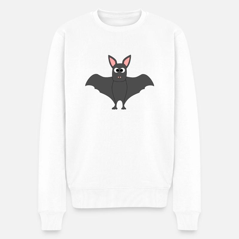 Schläger - Männer Premium Bio Pullover - Weiß