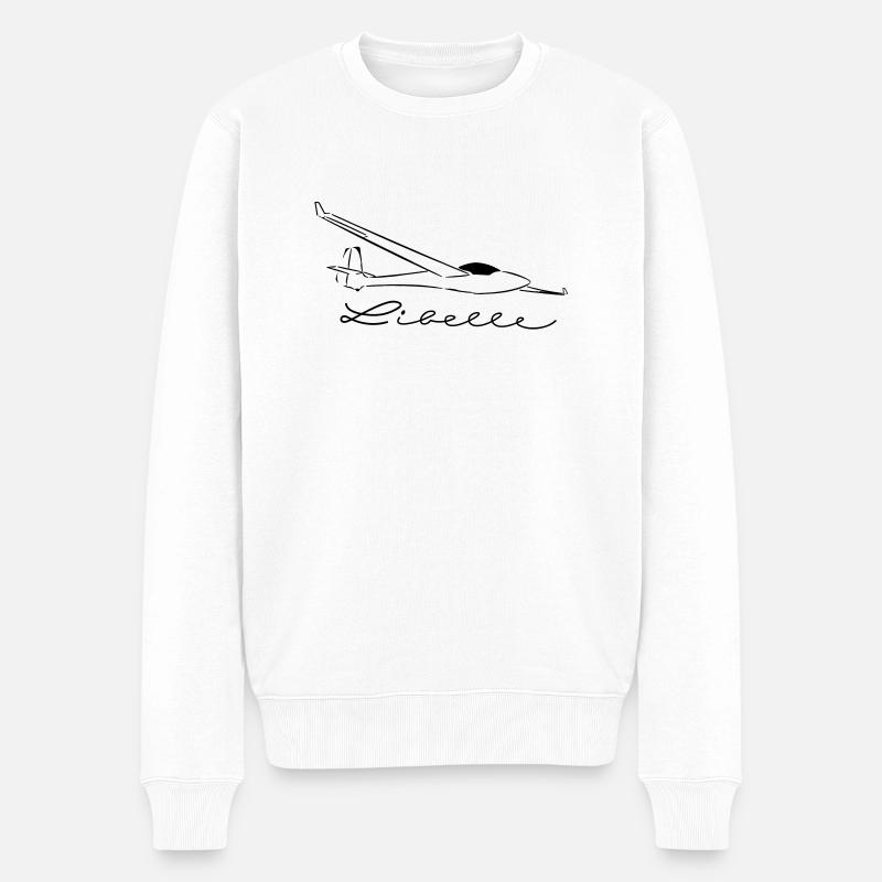 standard libelle winglets - Männer Premium Bio Pullover - Weiß