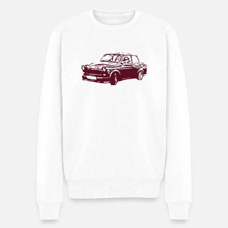 Trabant - Männer Premium Bio Pullover - Weiß