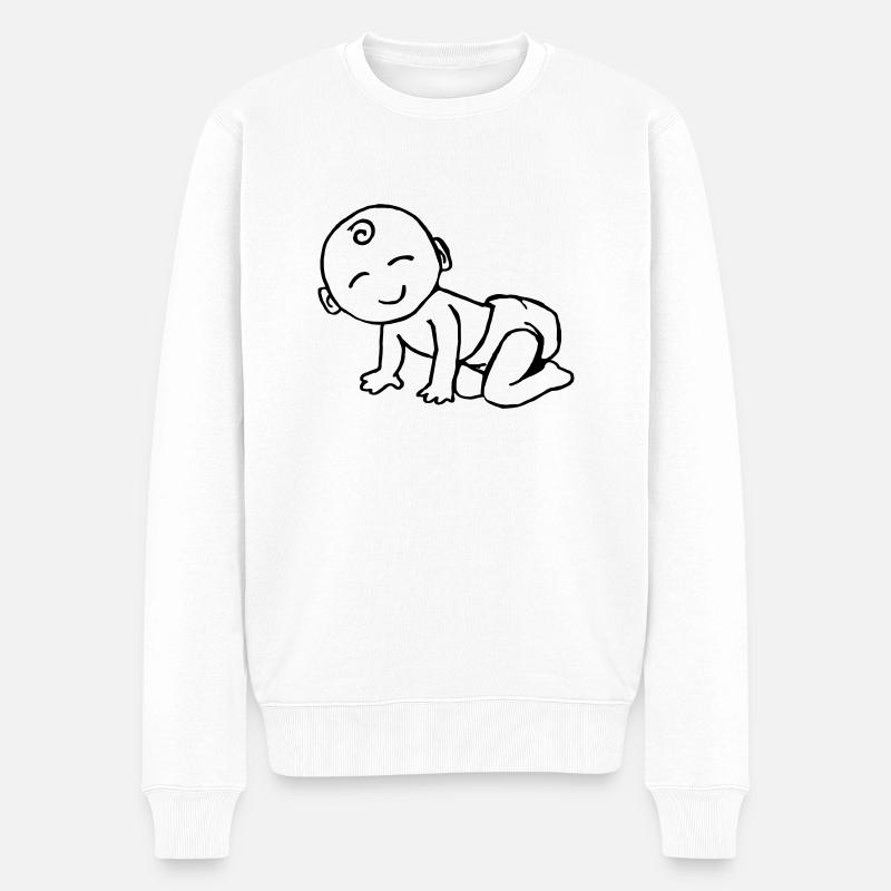 Bébé - Pull Premium bio Homme - blanc