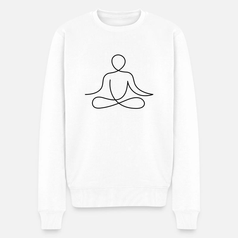 Yoga - Pull Premium bio Homme - blanc