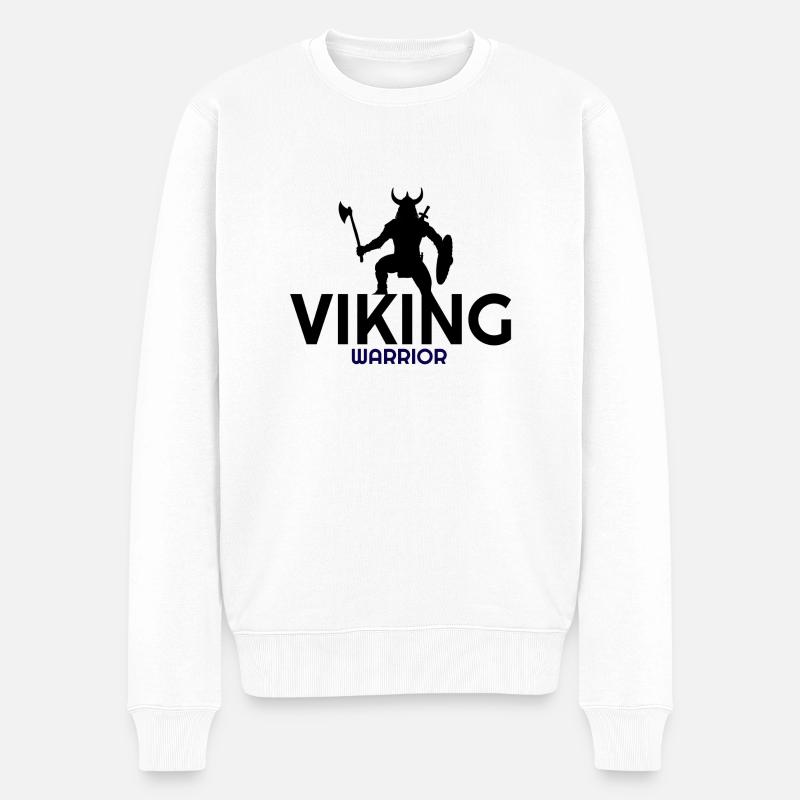 Tout sur vikings, vikings, sweats à capuche vikings, Viking - Pull Premium bio Homme - blanc