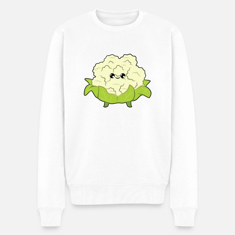 Chou-fleur - Pull Premium bio Homme - blanc