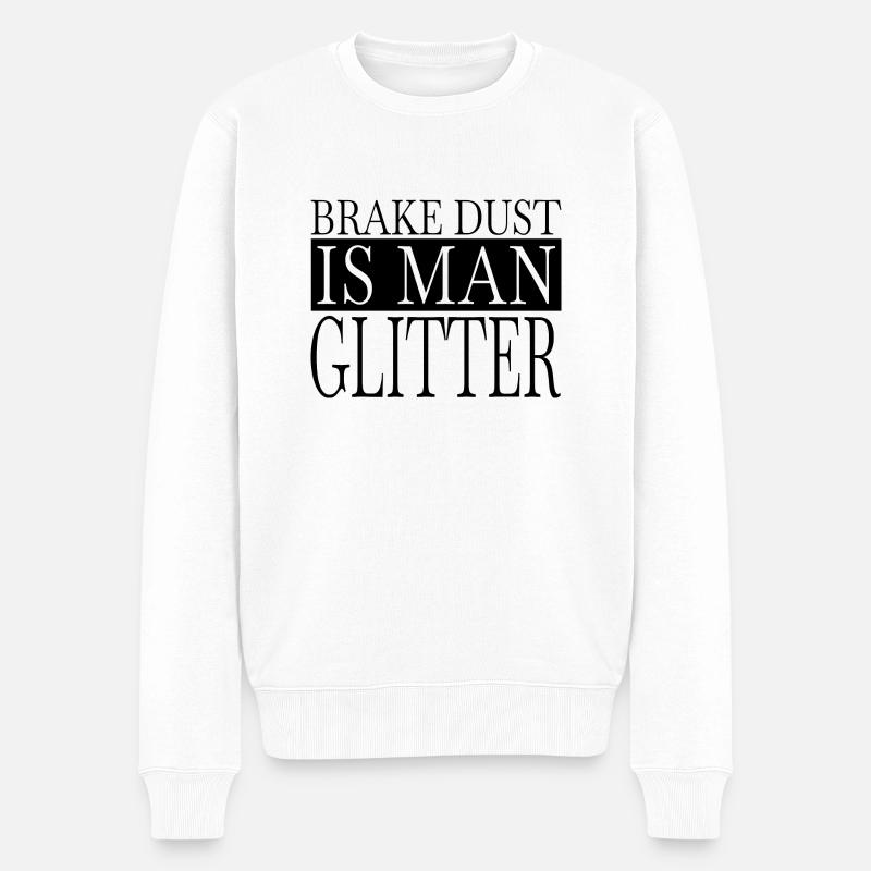 automobile baseballcoffeemug - Männer Premium Bio Pullover - Weiß
