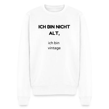 alt - Männer Premium Bio Pullover - Weiß - Vorne - Thijin (182cm)