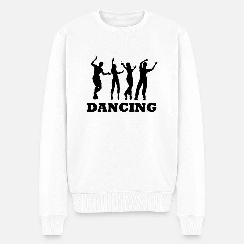 Danse Musique de danse - Pull Premium bio Homme - blanc