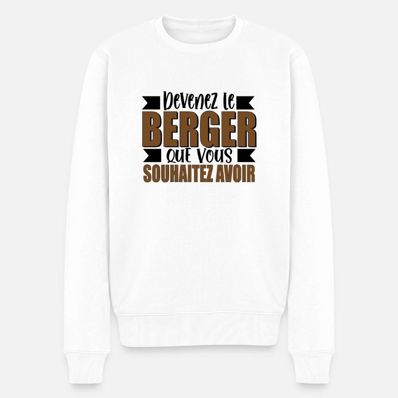 Devenez le berger - Pull Premium bio Homme - blanc