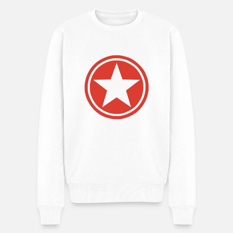 star - Pull Premium bio Homme - blanc