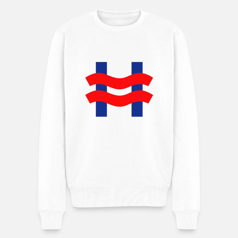 H-35-Segelzeichen - Männer Premium Bio Pullover - Weiß