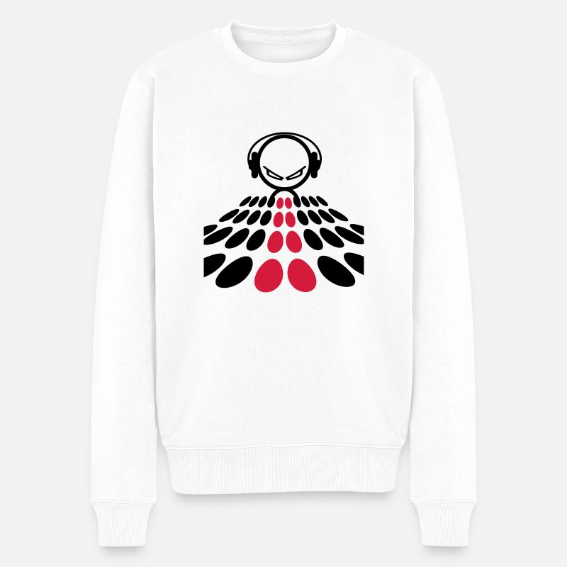 DJ - Pull Premium bio Homme - blanc
